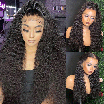 Ali Annabelle Curly Hairstyles Glueless Lace Front Human Hair Wigs for Black Women